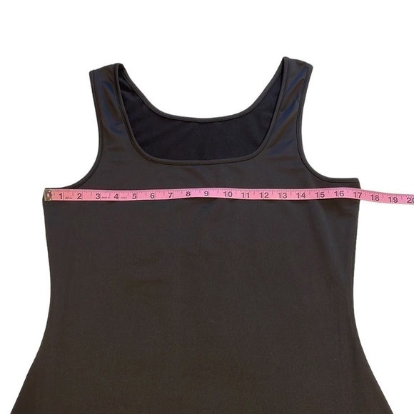 Black Body Con Tank Dress Sleeveless Mid Length - Size XL - Picture 7 of 13